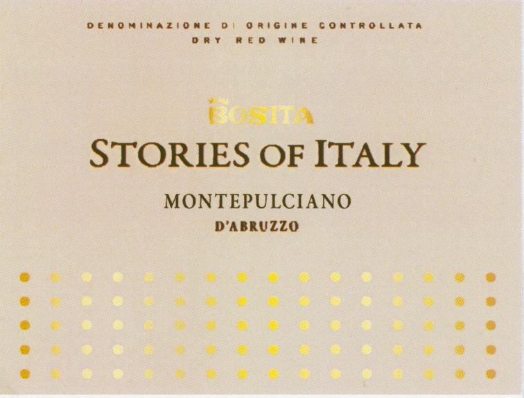 Prekės ženklas: STORIES OF ITALY MONTEPULCIANO D'ABRUZZO